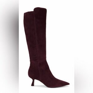 Sam Edelman Burgundy Over the Knee Boots
